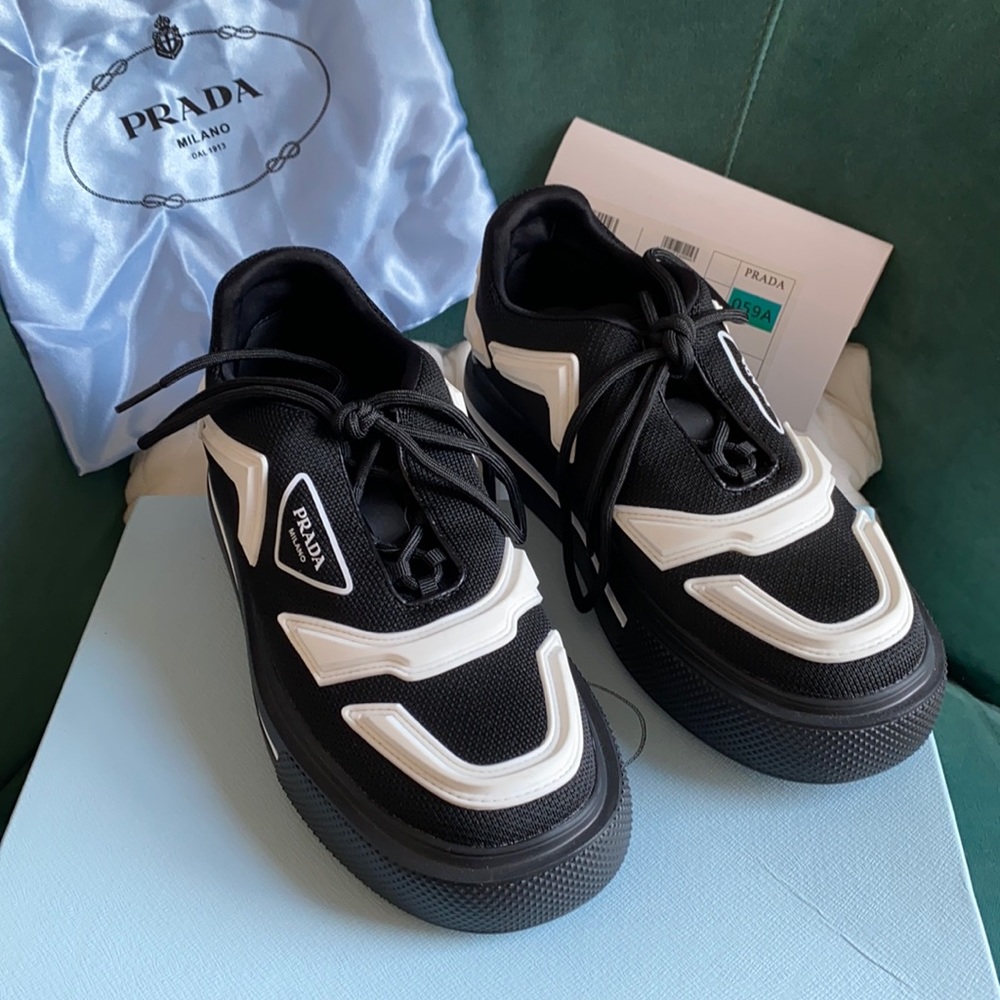 Mens Prada Platform Sneakers